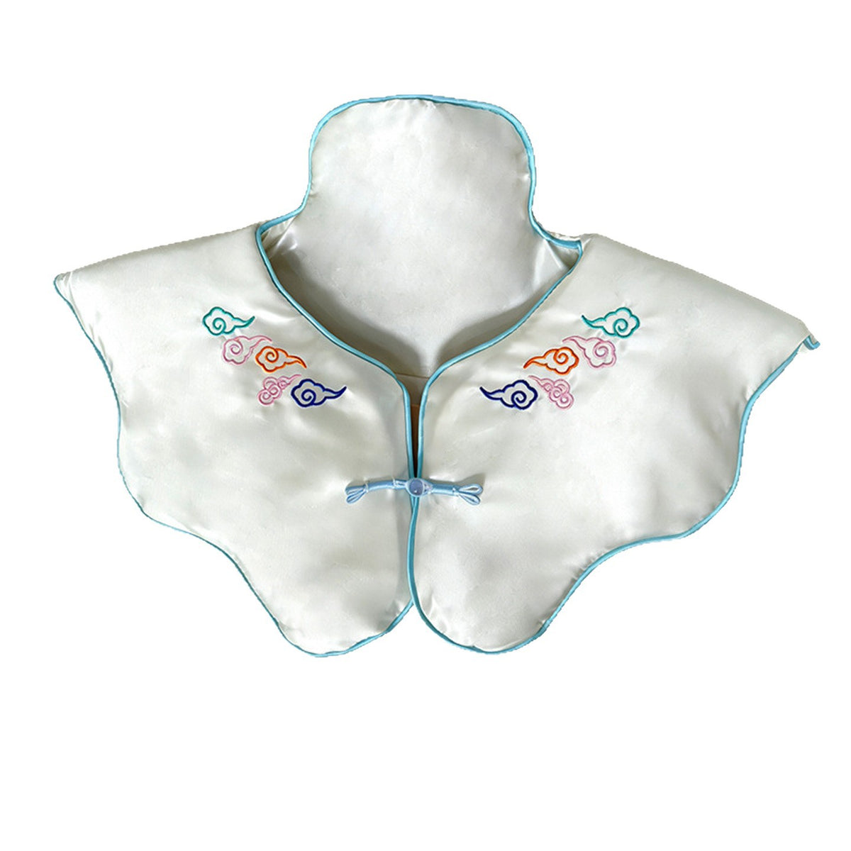 Heated embroidered cloud shoulder wrap, electric heating shoulder and neck moxibustion neck protection shawl, home-use soothing chest and back mugwort heat pack - image 5