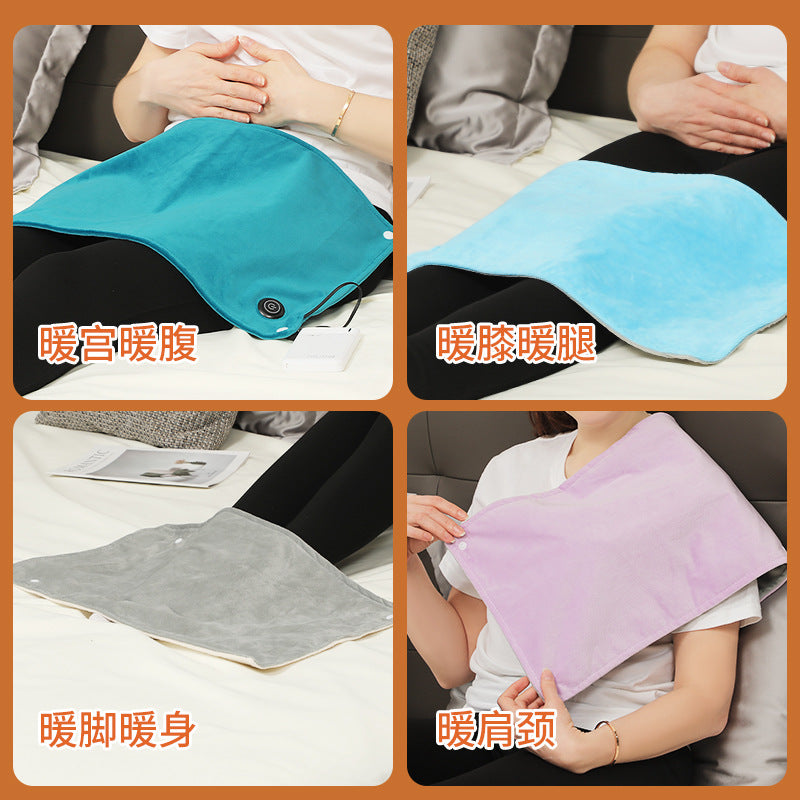 Cross-border rechargeable hand warmer, constant temperature hand and foot warmer, body warming blanket, hot compress pad, graphene USB heating pad - image 3