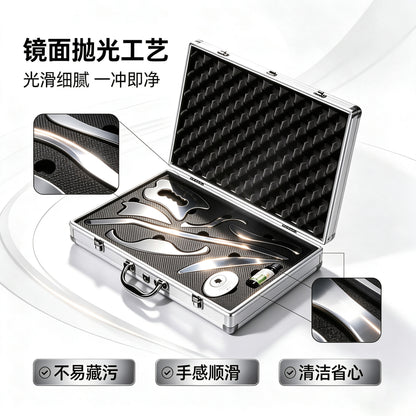 304 stainless steel fascia knife portable home-use gua sha board seven-piece set muscle massager sports relaxation massage knife - image 4