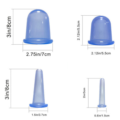 In-stock silicone cupping device for home use, vacuum cupping for gua sha, moisture-absorbing massage cup, meridian health care, knee joint cupping device, avai - image 4