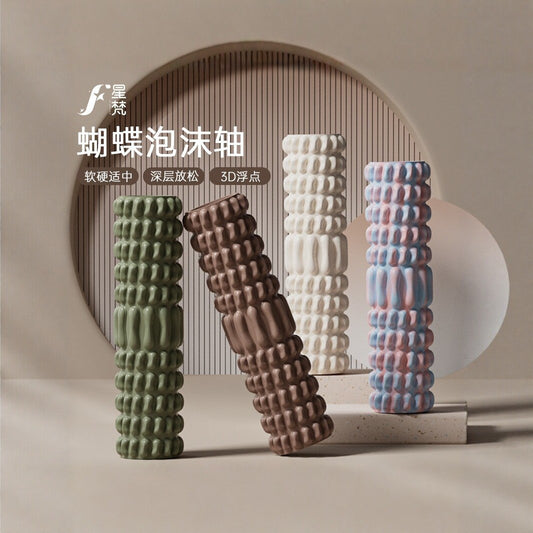 Solid foam roller, spiky yoga stick, muscle relaxation massage roller, home fitness relaxation tool, direct from the factory - image 1