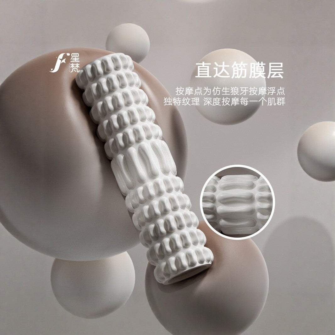 Solid foam roller, spiky yoga stick, muscle relaxation massage roller, home fitness relaxation tool, direct from the factory - image 2