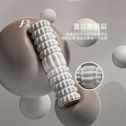 Solid foam roller, spiky yoga stick, muscle relaxation massage roller, home fitness relaxation tool, direct from the factory - image 2