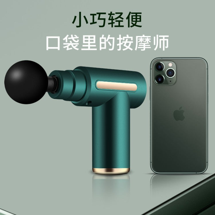 Cross-border portable mini muscle relaxation electric massager, small mini massage gun for women, 720 fascia gun - image 2