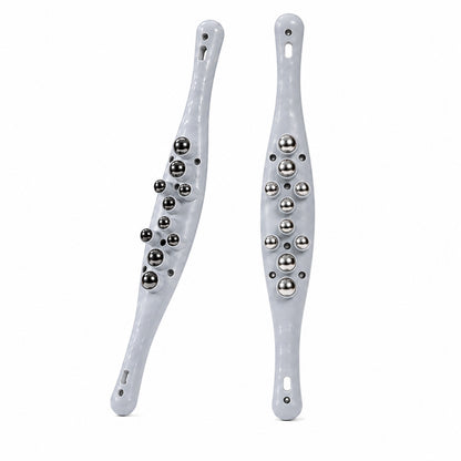 Muscle Relaxation Stick with Steel Ball Roller, Cervical Massager for Neck, Back, Waist, and Whole Body, Multifunctional Meridian Scraping Massage Stick - image 4