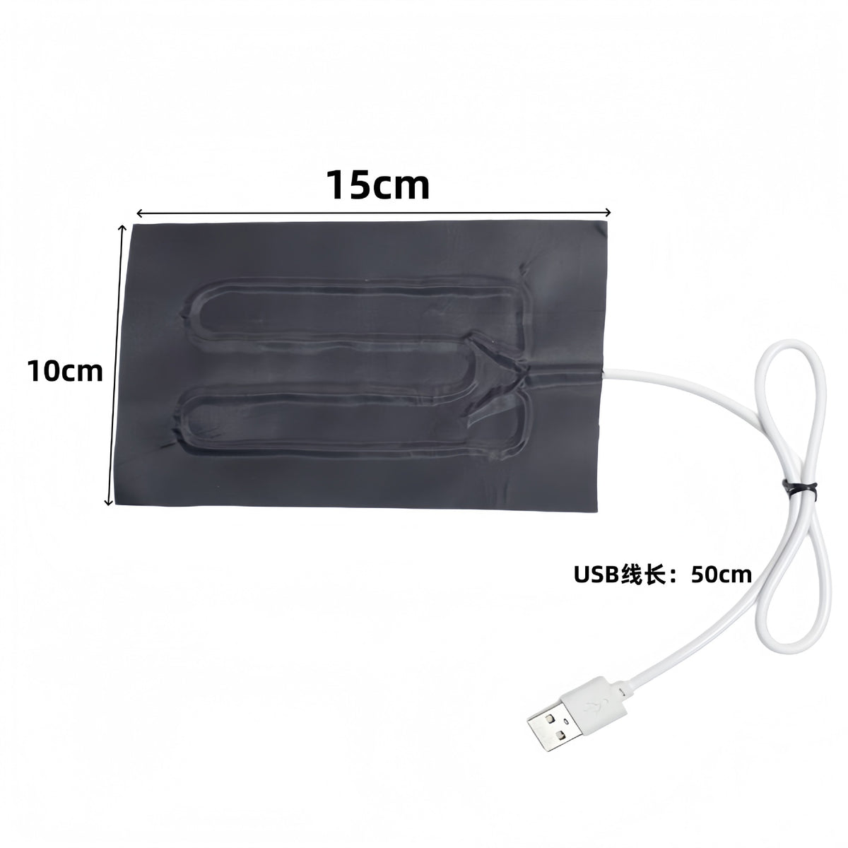 USB hand warmer heating pad, electric heating pad, desk pad heating pad, mouse pad heating pad, belly and waist warmer heating cloth - image 3