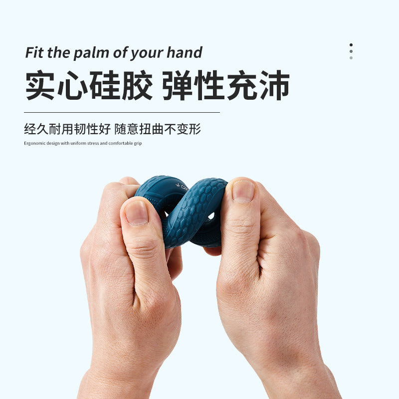Silicone grip strength trainer, grip ball, wrist strength and arm muscle training, finger strength rehabilitation training, grip ring, grip ball - image 3
