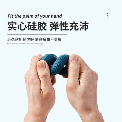 Silicone grip strength trainer, grip ball, wrist strength and arm muscle training, finger strength rehabilitation training, grip ring, grip ball - image 3