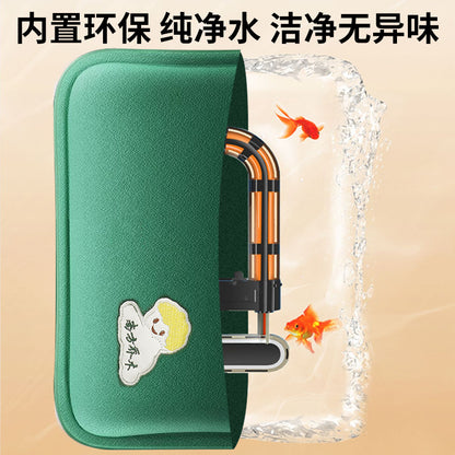 New national standard rechargeable hot water bag, water and electricity separation, double-hand insert hand warmer, factory wholesale, in stock - image 4
