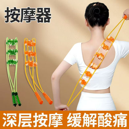 Handheld Back Roller Massager, Manual Roller for Neck, Back, and Whole Body Meridian Massage - image 1