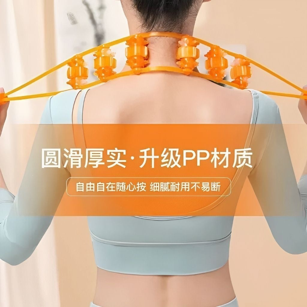Handheld Back Roller Massager, Manual Roller for Neck, Back, and Whole Body Meridian Massage - image 4