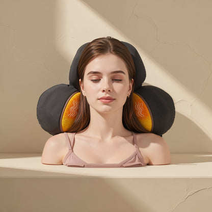 Heatrelax heated electric neck massage pillow with air-bag components - view 5