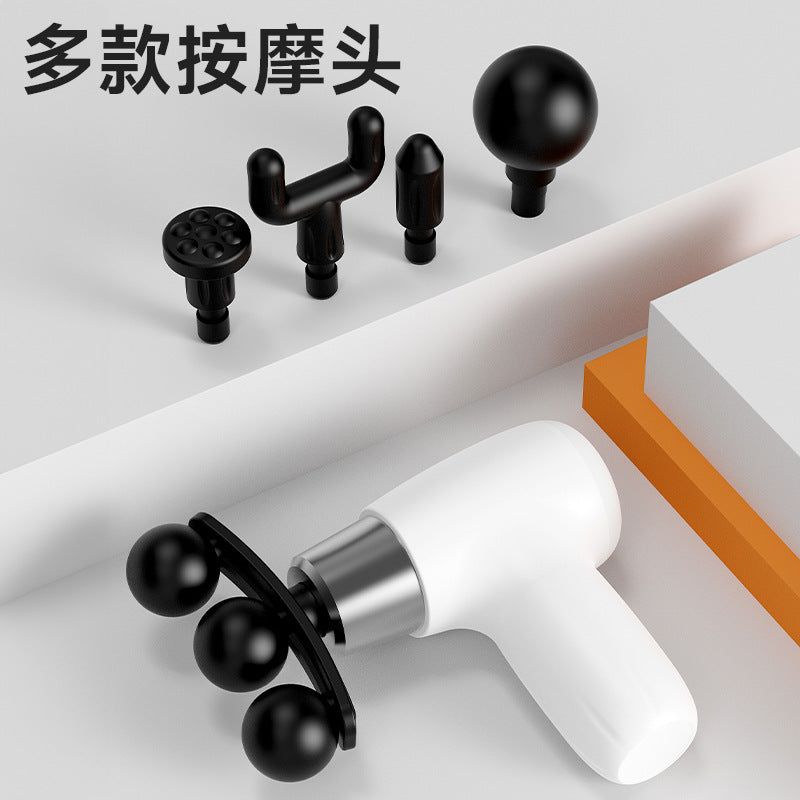 Cross-border mini fascia gun, multifunctional muscle relaxer, small full-body massager, electric shoulder and neck massage gun, cervical spine massager - image 4