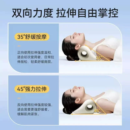 Neck massage pillow corrector, special pillow for cervical hump, shoulder and neck stretching, neck support pillow, spinal traction neck pillow - image 3