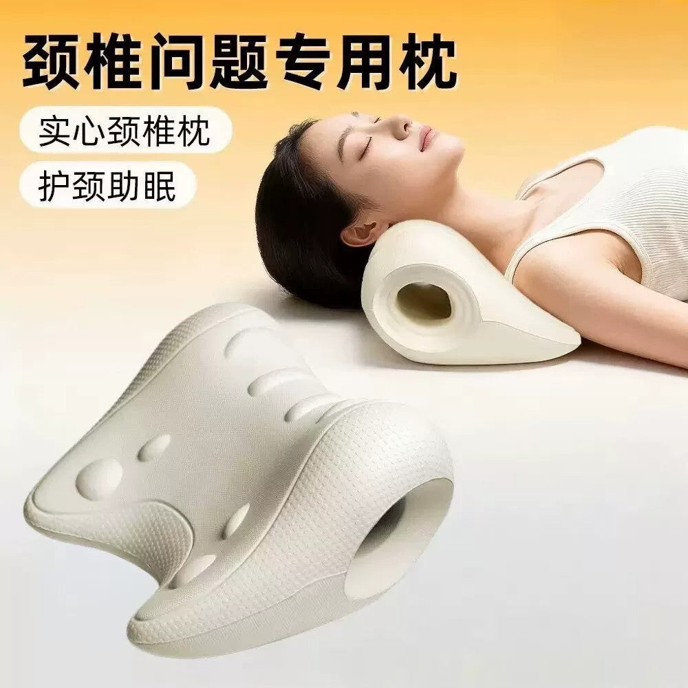 Neck massage pillow corrector, special pillow for cervical hump, shoulder and neck stretching, neck support pillow, spinal traction neck pillow - image 4