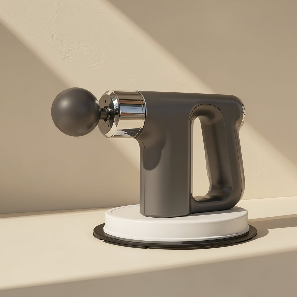 Handpulse mini handheld massage gun with a brushed motor and built-in battery