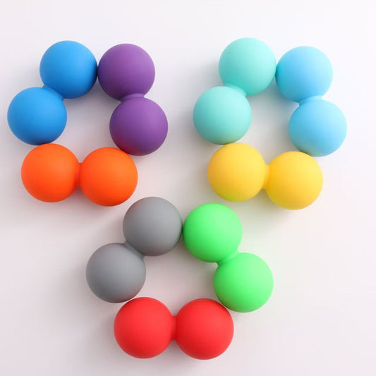 Peanut ball, fascia ball, massage ball, foot and neck membrane ball, small muscle relaxer, back and waist fitness yoga membrane ball - image 1