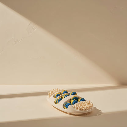 Plastic foot massage roller board with rollers for the soles of the feet - view 4