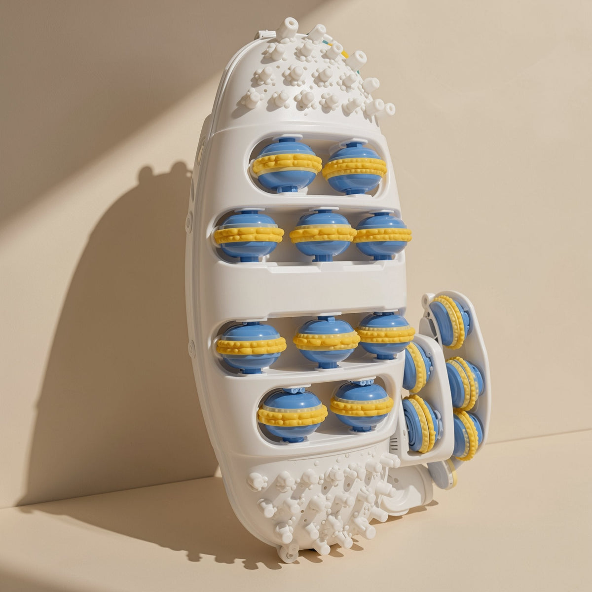 Plastic foot massage roller board with rollers for the soles of the feet - view 5