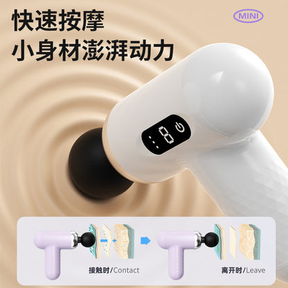 Cross-border mini massage fascia gun for home use, intelligent professional-grade electric neck fascia massager for muscle relaxation - image 2