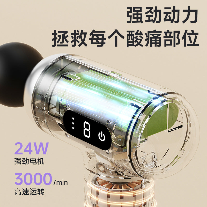 Cross-border mini massage fascia gun for home use, intelligent professional-grade electric neck fascia massager for muscle relaxation - image 3
