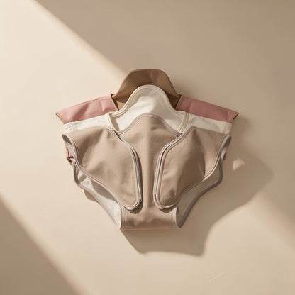 Electric heated cotton-linen shoulder wrap with mugwort and rose botanical extracts - view 2