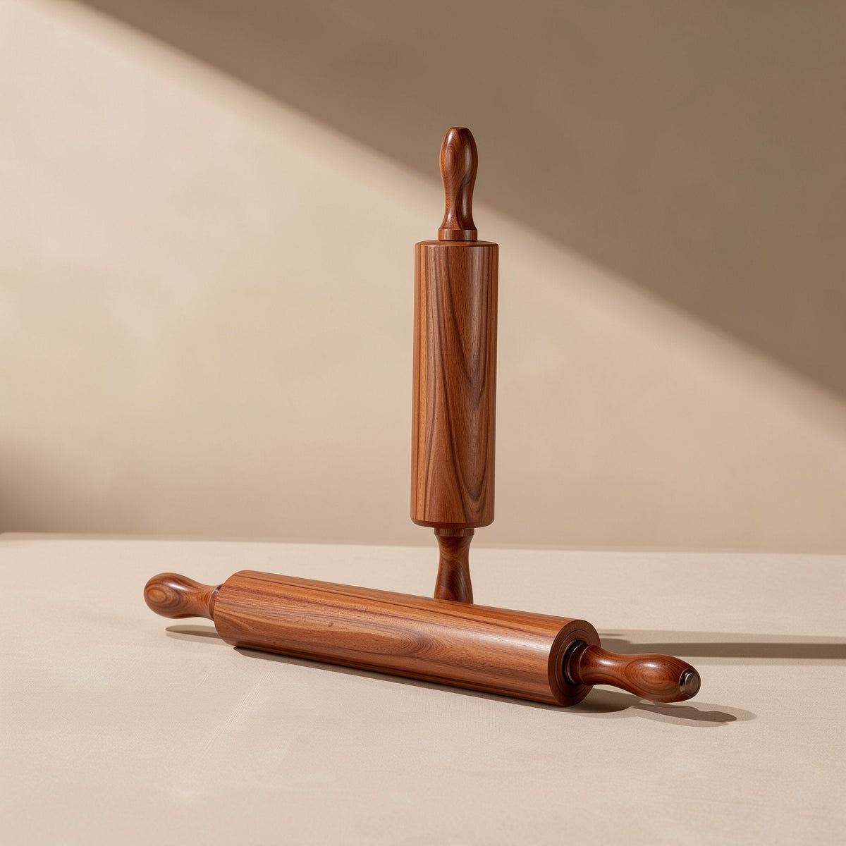 Solid-wood ebony massage roller stick