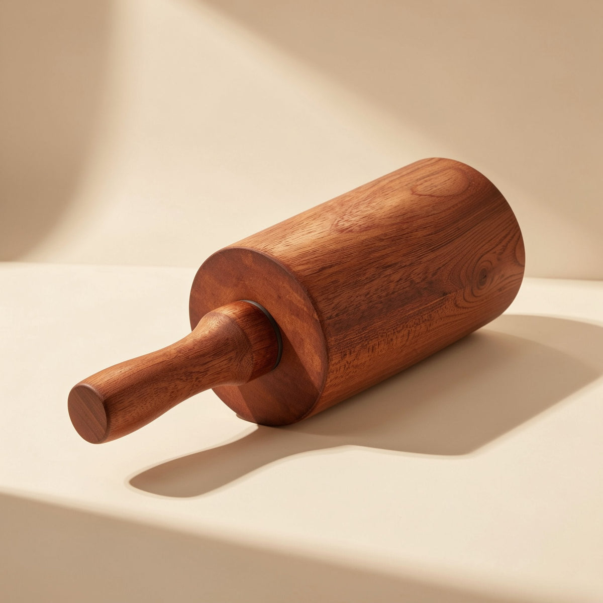 Solid-wood ebony massage roller stick - view 3