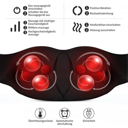 Wireless Neck And Back Massager Shiatsu Deep Kneading Massage Shawl Cervical…
