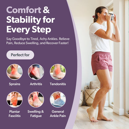 Elastic Ankle Brace for Gymnastics, Dance & Athletic Support