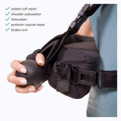Shoulder Abduction Sling Immobilizer | Rotator Cuff Arm Brace for Post-Surgery Recovery & Subluxation (FINAL SALE)
