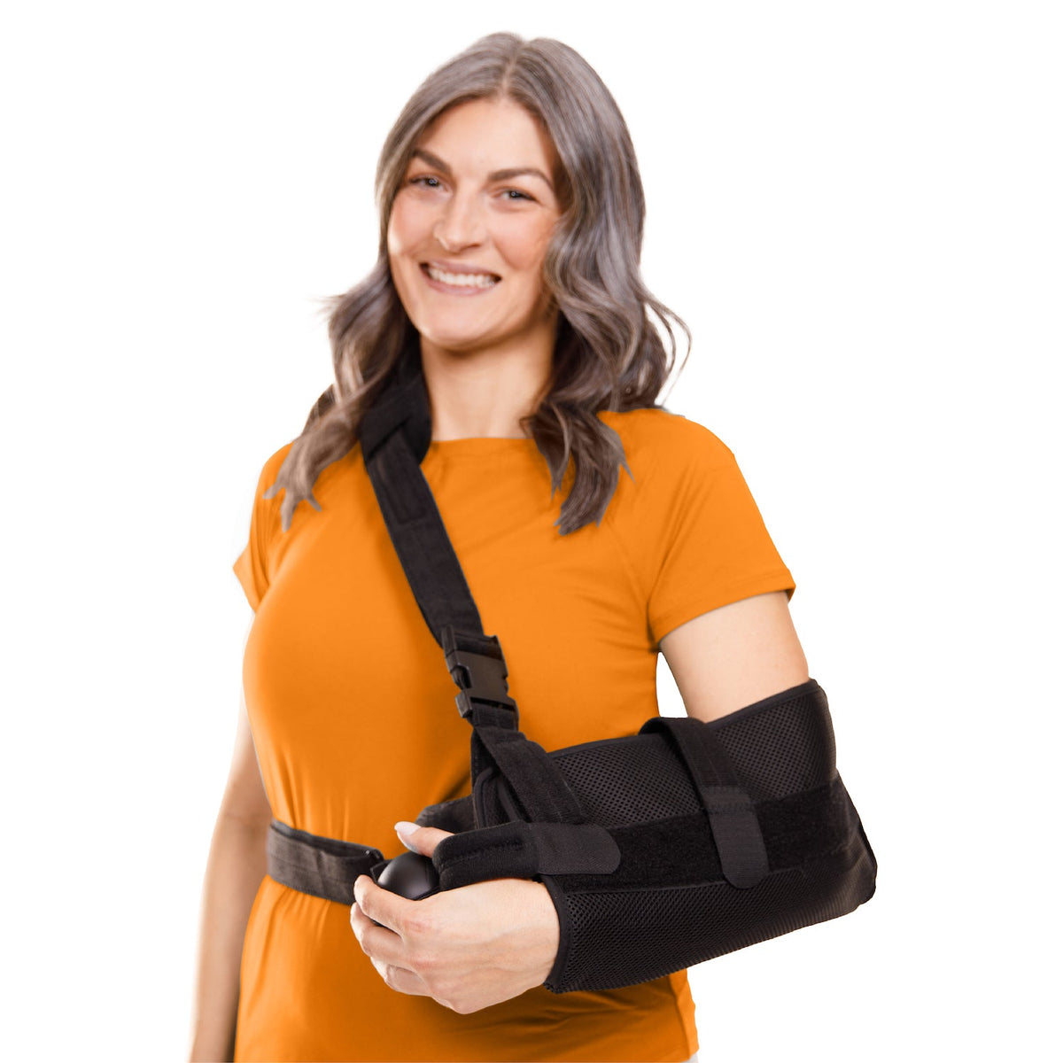 Shoulder Abduction Sling Immobilizer | Rotator Cuff Arm Brace for Post-Surgery Recovery & Subluxation (FINAL SALE)