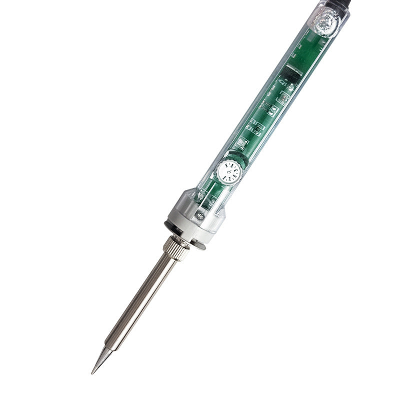 Longevity electric soldering iron yellow flower 907 temperature adjustment 60W internal heating household suit maintenance welding tool soldering wholesale - image 5