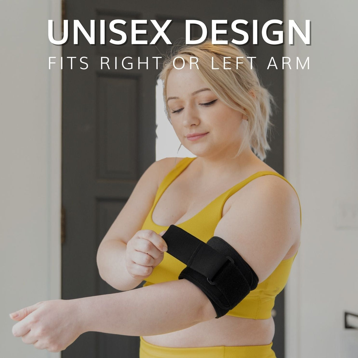 Bicep Tendonitis Brace | Upper Arm, Tricep Compression Band for Sore Muscle Treatment, Strains & Tears