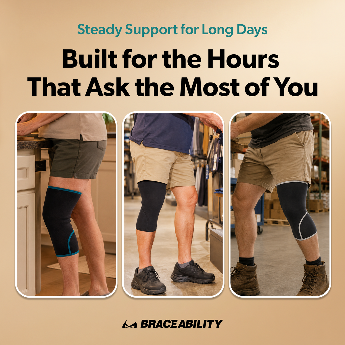 Neoprene Knee Compression Sleeve for Arthritis Pain and Daily Support