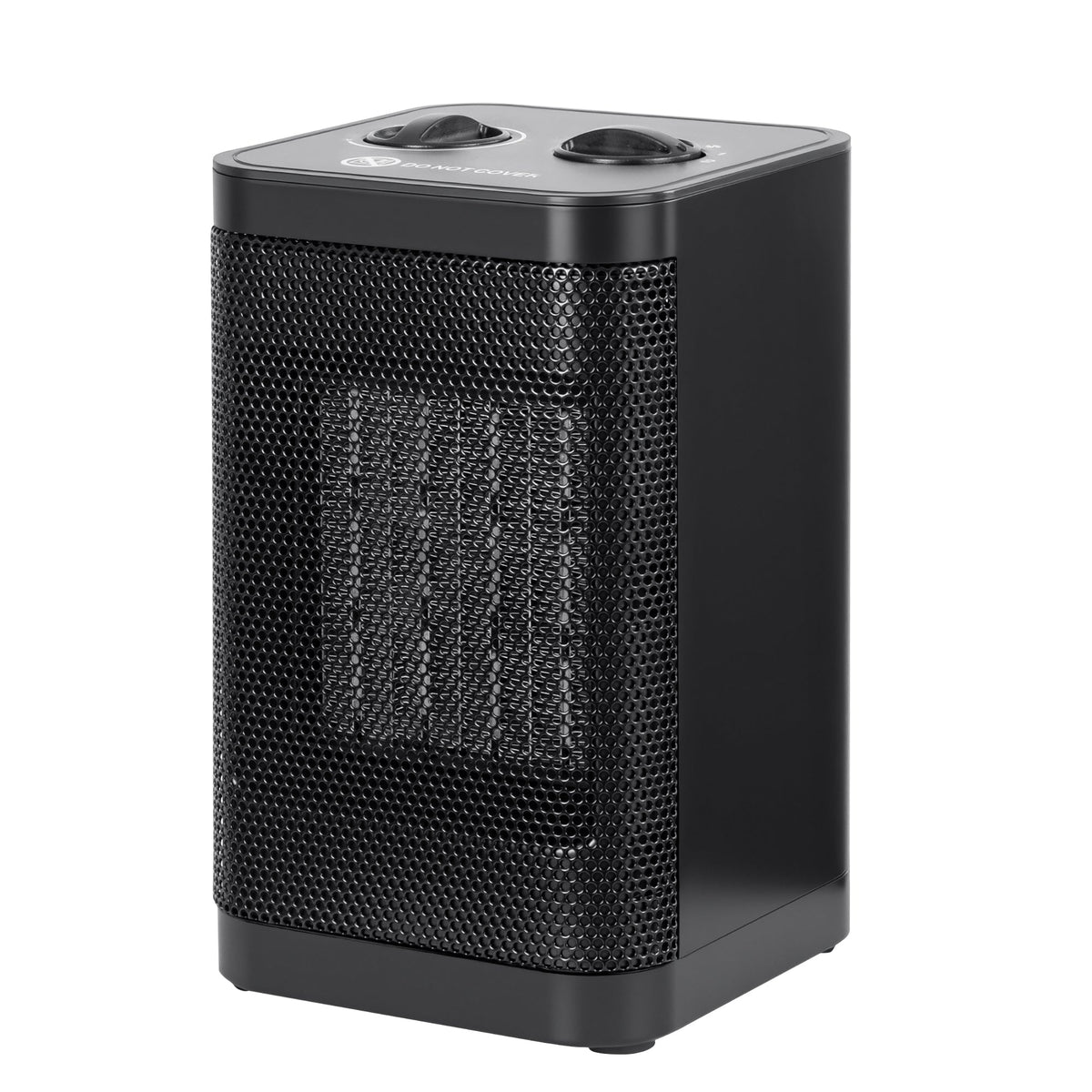 1500W Portable Space Heater – Fast Heating Ceramic Mini Heater with Adjustable Thermostat & Tip-Over Protection – AMSWH06M