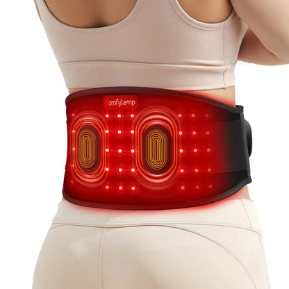 Red Light Therapy Massage Belt with Vibration 660nm & 850nm