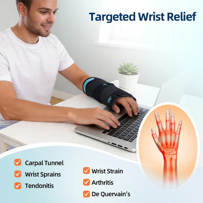 1-Pack Wrist Ice Pack Wrap | Reusable Hot Cold Therapy for Wrist Pain Relief