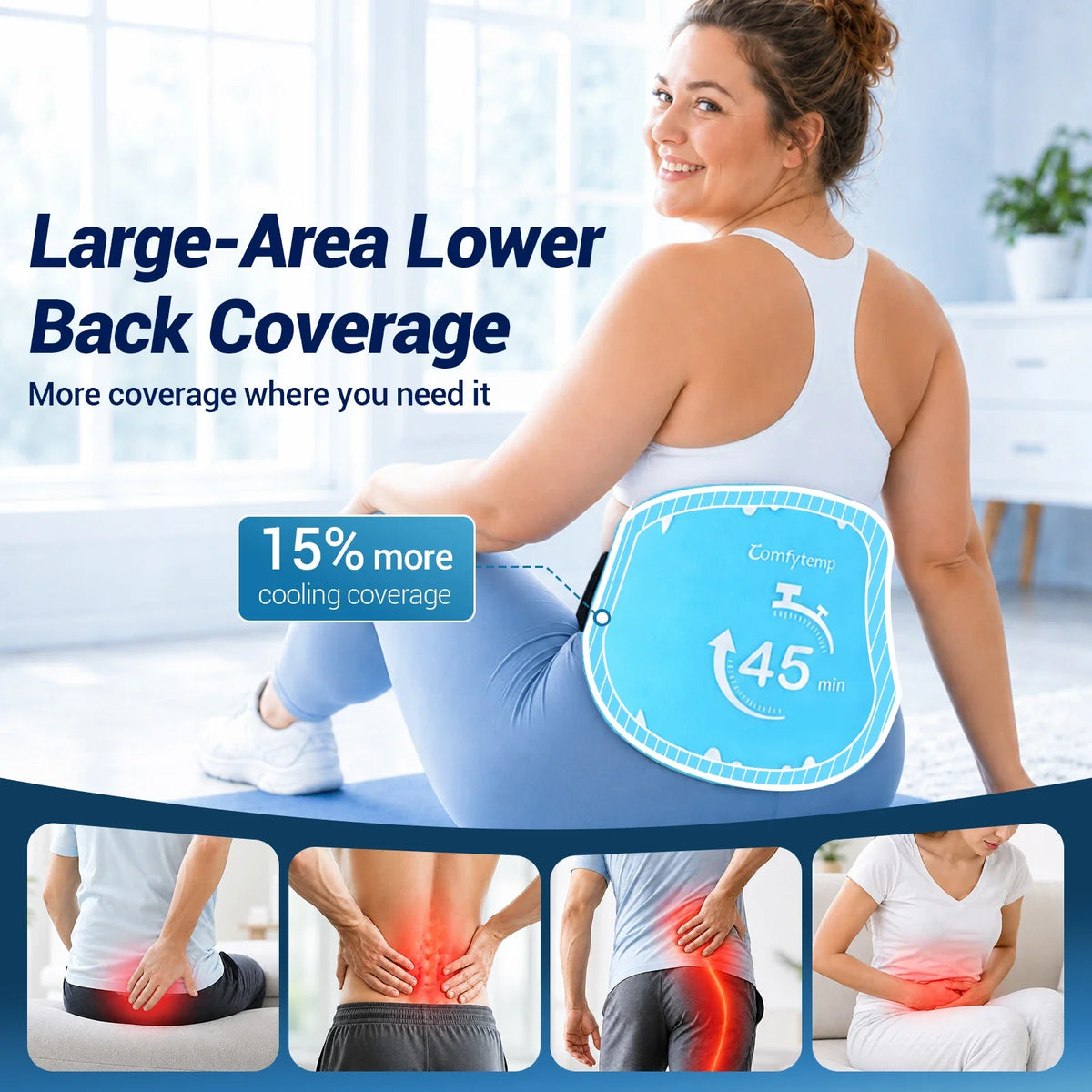 10"x15" Reusable Gel Ice Pack Wrap