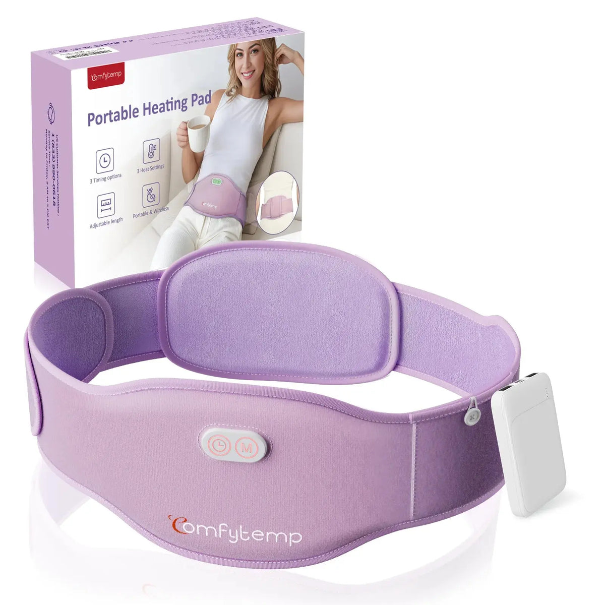 Portable Heating Pad For Belly & Back