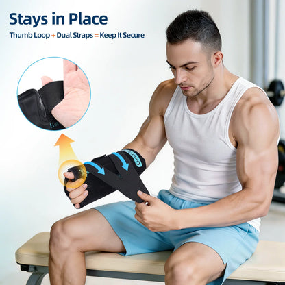 1-Pack Wrist Ice Pack Wrap | Reusable Hot Cold Therapy for Wrist Pain Relief