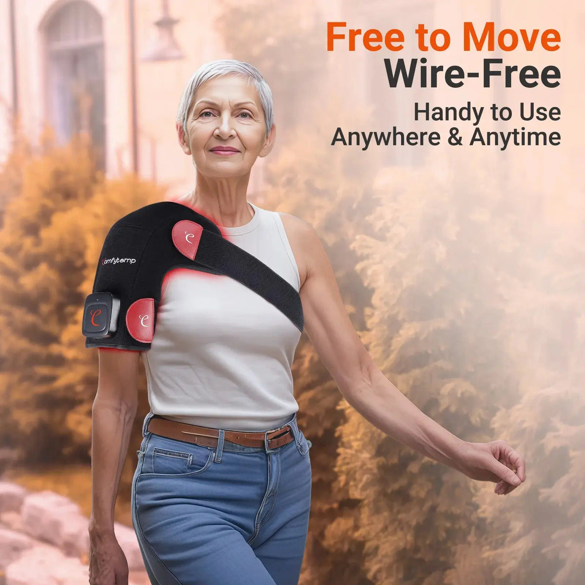 Portable Red Light Therapy Pad for Neck and Shoulder