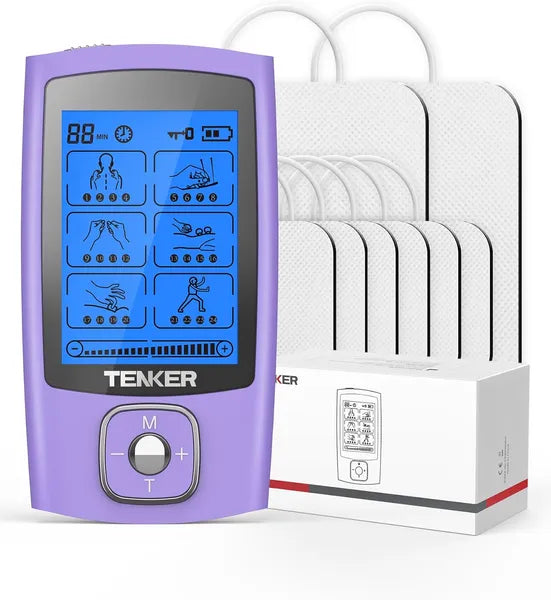 TENS Unit Muscle Stimulator, 24 Modes TENS EMS Machine For Pain Relief…