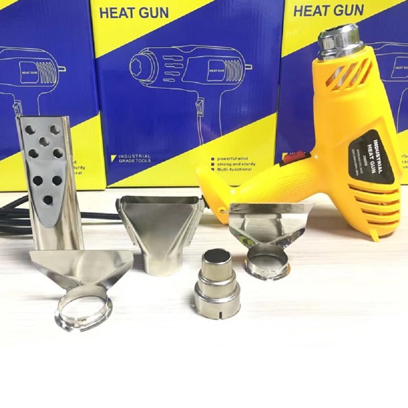 2000W Hot Air Heat Gun with 5 Nozzles – Adjustable 650℃ Temperature – 325HG