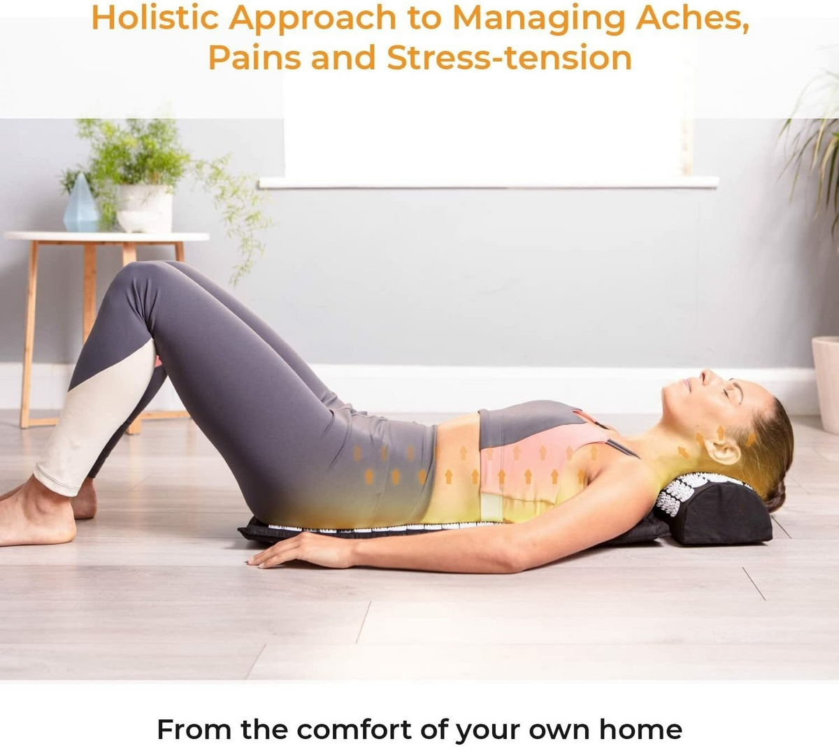 New Premium Acupressure Shakti Massage Mat & Pillow Set Fitness Yoga Massage Mat