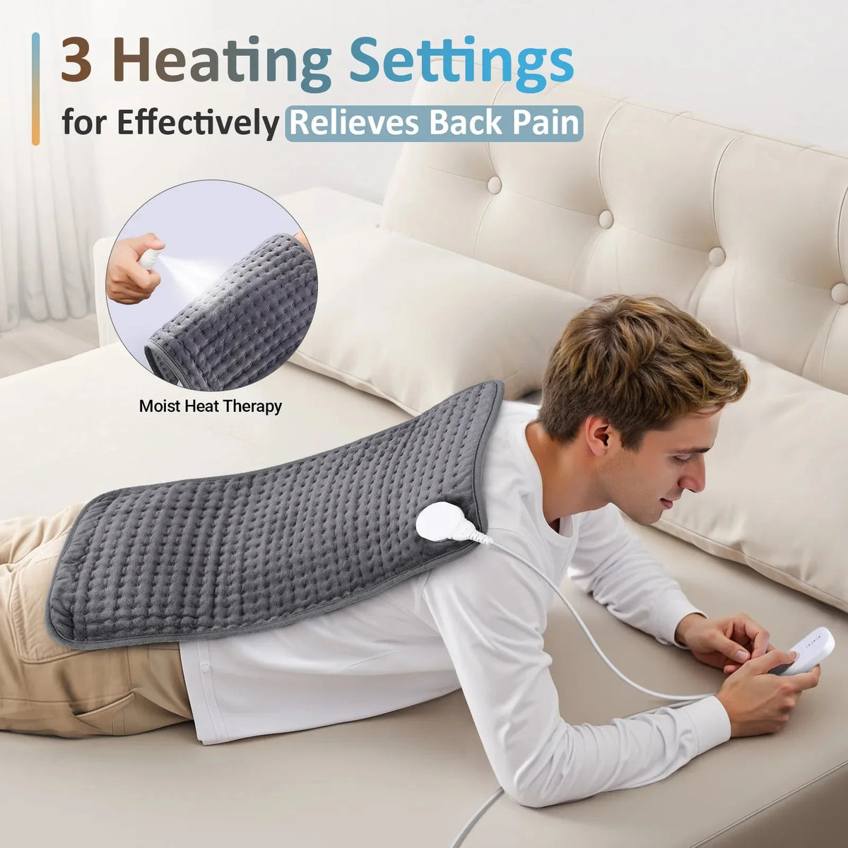 12"x24" Heating Pad for Back & Period