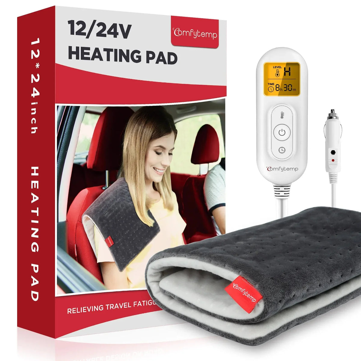 12V/24V Car Electric Blanket for Back