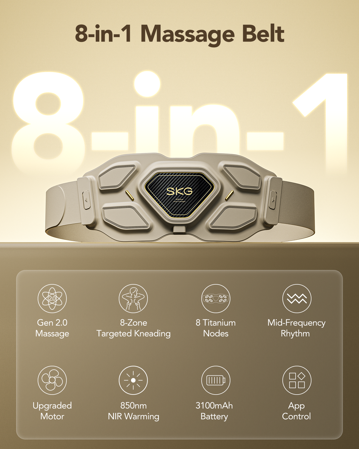 SKG W9 Ultra Lower Back Massager