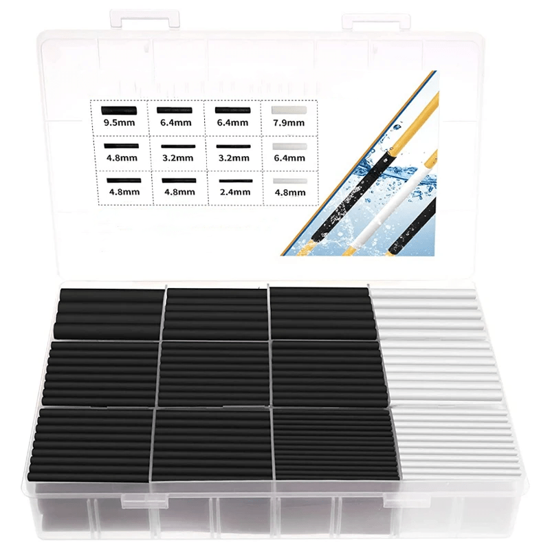 300pcs Polyolefin Shrinking Assorted Heat Shrink Tube Set CZ0000550