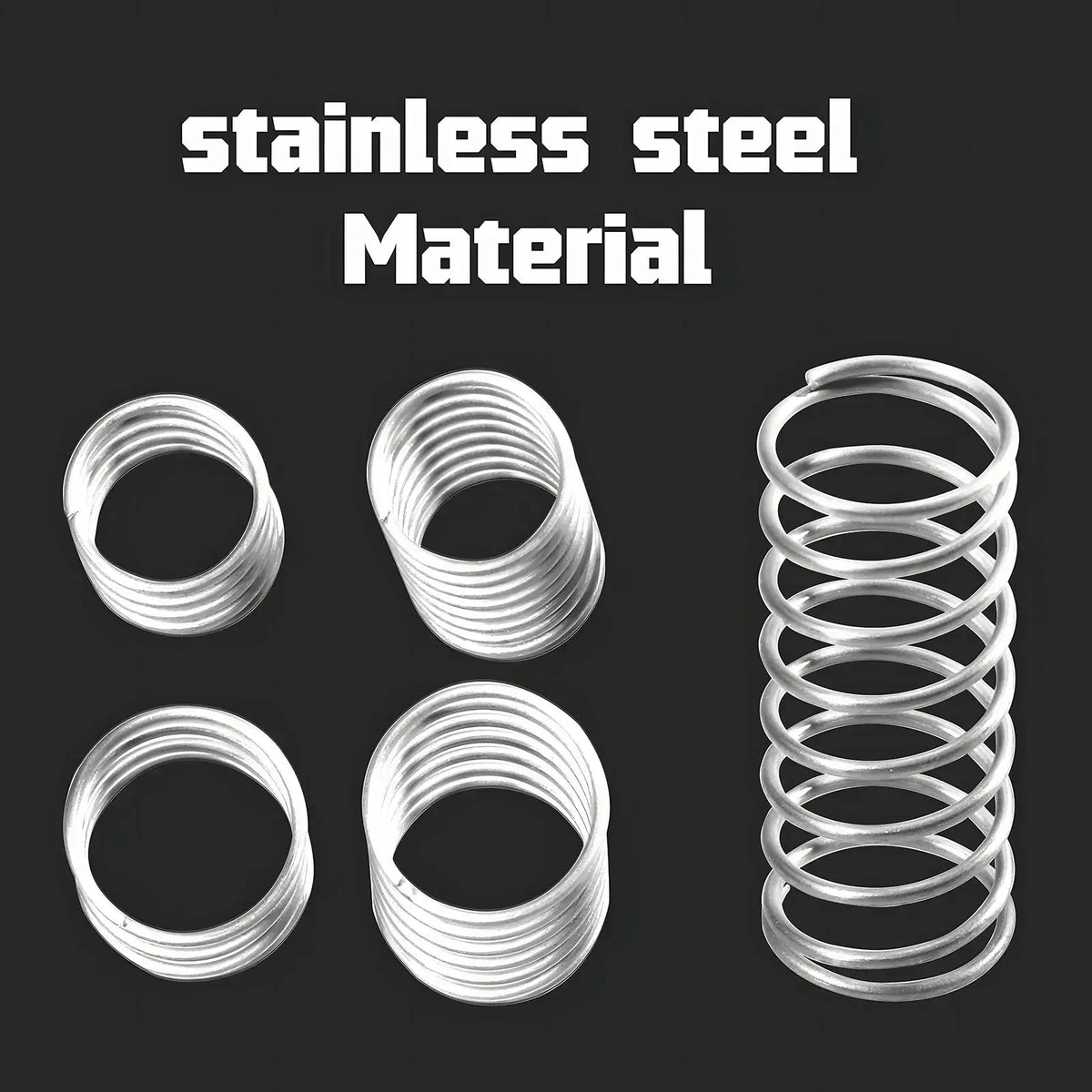 300pcs Stainless Steel Compression Spring Kit Assortment FS011296